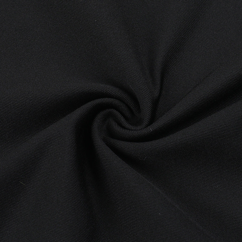 Gothic Alt Goth Fishnet Patchwork Hollow Out Long Sleeve Top