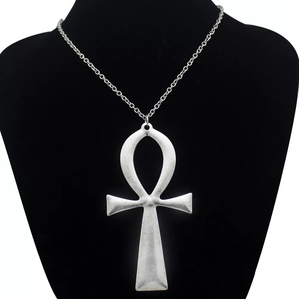 Gothic Egyptian Large Ankh Cross Pendant