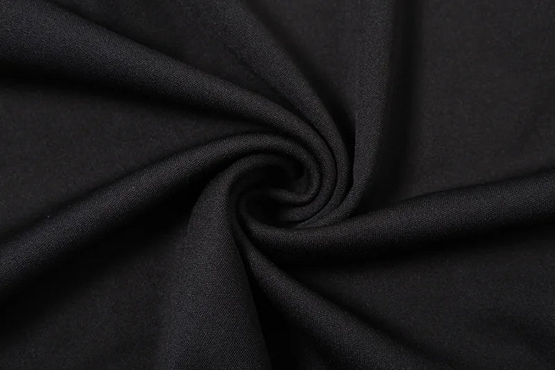 Gothic Alt Goth Y2K Irregular Hem Drawstring Mini Skirt