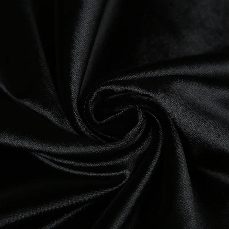 Gothic Romantic Velvet Trumpet Skirt