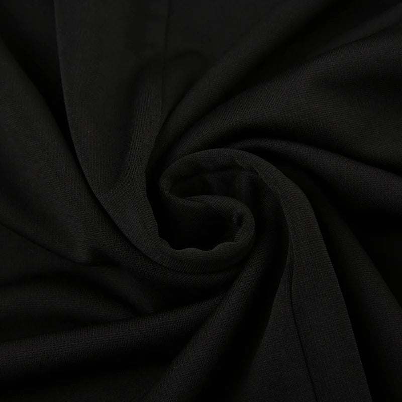 Gothic Dark Academia Lace Up Long Skirt