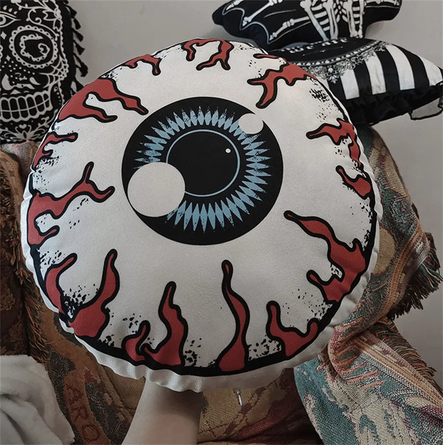 Gothic Eyeball Halloween Pillow Cushion