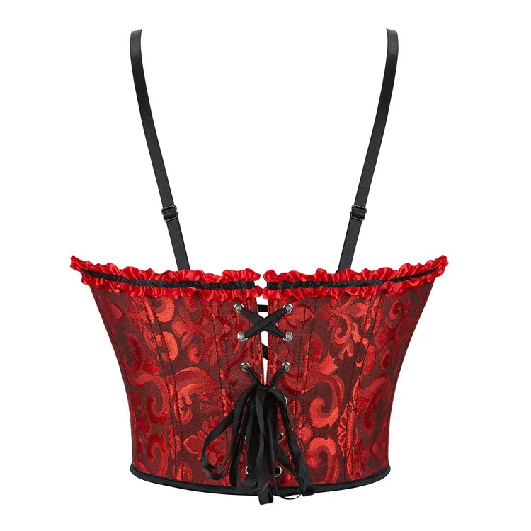 Gothic Romantic Victorian Goth Vintage Corset Style Top