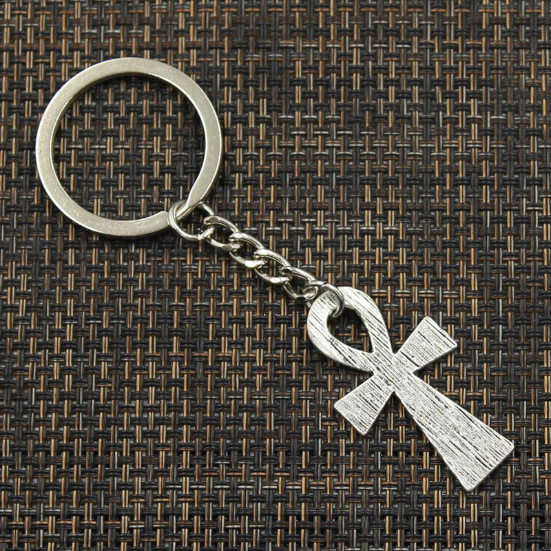 Gothic Egyptian Ankh Cross Key Ring Keychain