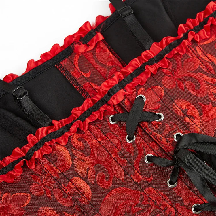 Gothic Romantic Victorian Goth Vintage Corset Style Top