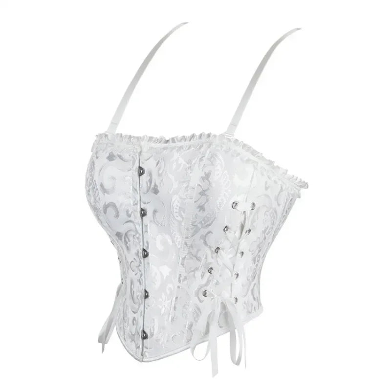 Gothic Romantic Victorian Goth Vintage Corset Style Top