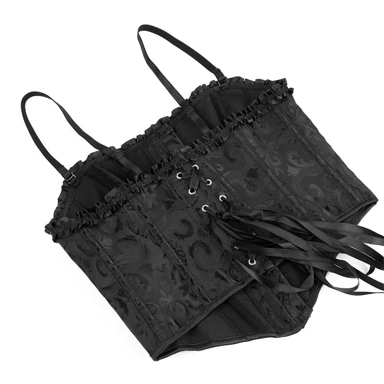 Gothic Romantic Victorian Goth Vintage Corset Style Top