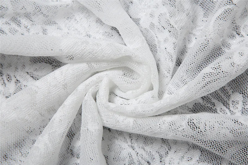 Gothic Vampire Goth Lace Long Sleeves Irregular Hem Layered Dress