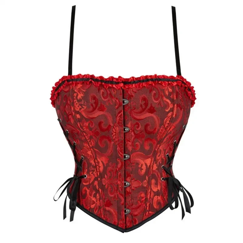 Gothic Romantic Victorian Goth Vintage Corset Style Top