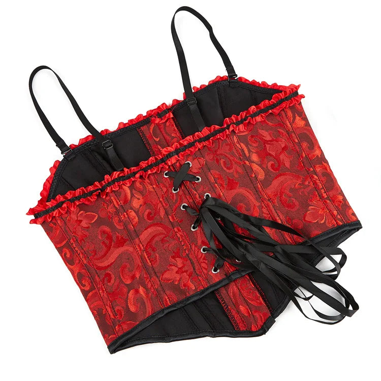 Gothic Romantic Victorian Goth Vintage Corset Style Top
