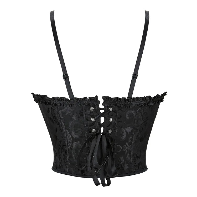 Gothic Romantic Victorian Goth Vintage Corset Style Top