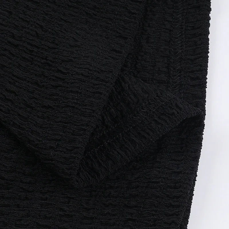 Gothic Alt Cold Shoulder FIshnet Mesh Keyhole Top