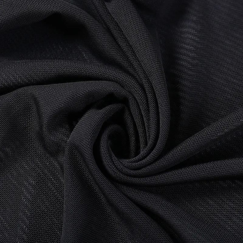 Gothic Velvet Lace Bell Sleeve Lace Up Front Top