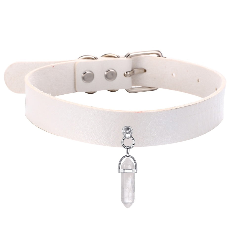 Gothic Y2K Crystal Choker Necklace