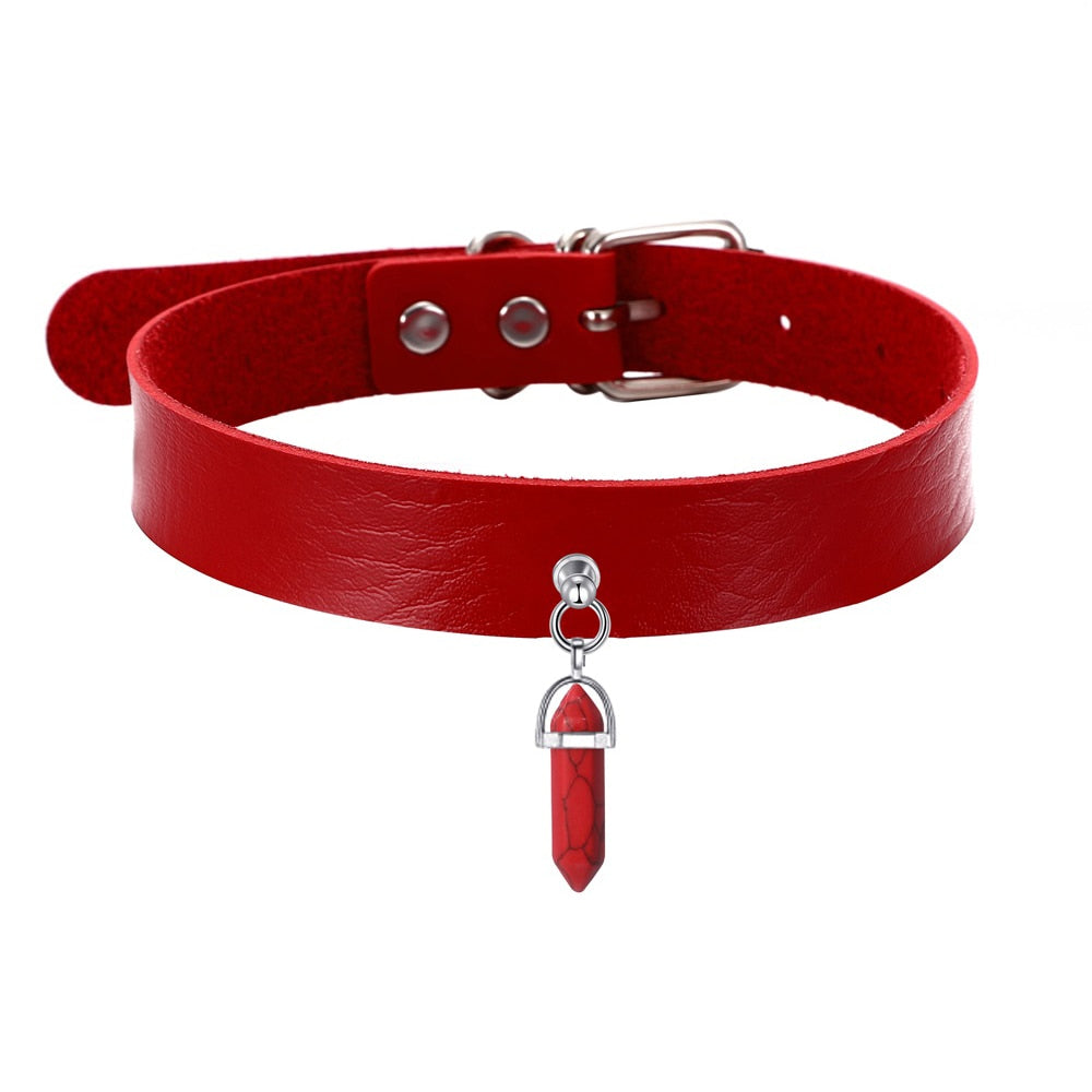 Gothic Y2K Crystal Choker Necklace