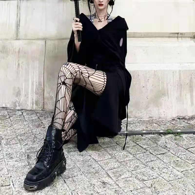 Gothic Design Fishnet Stockings (available in 6 designs)