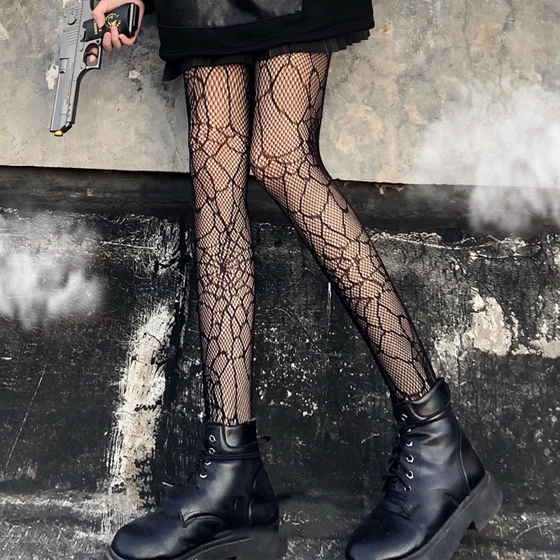 Gothic Design Fishnet Stockings (available in 6 designs)