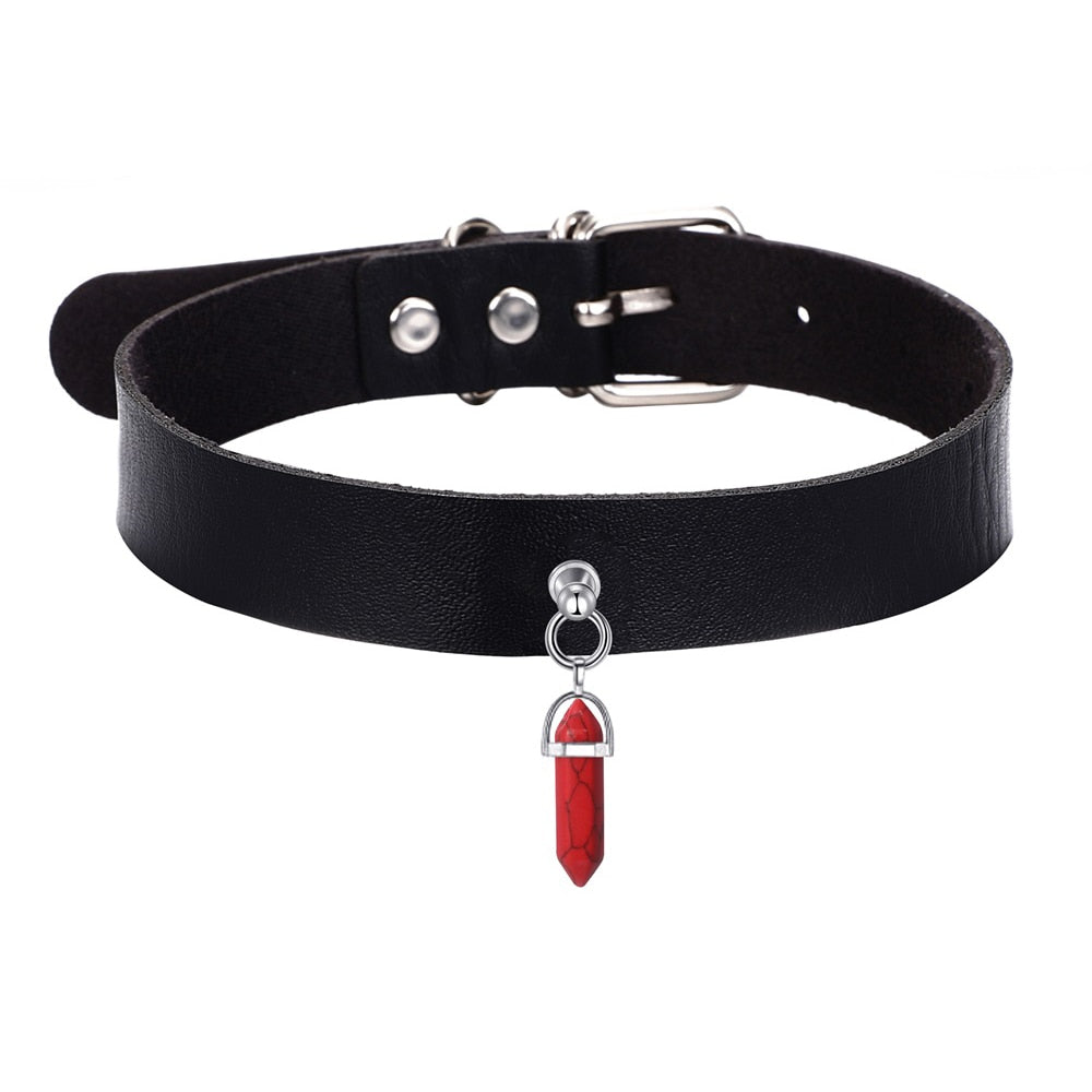 Gothic Y2K Crystal Choker Necklace
