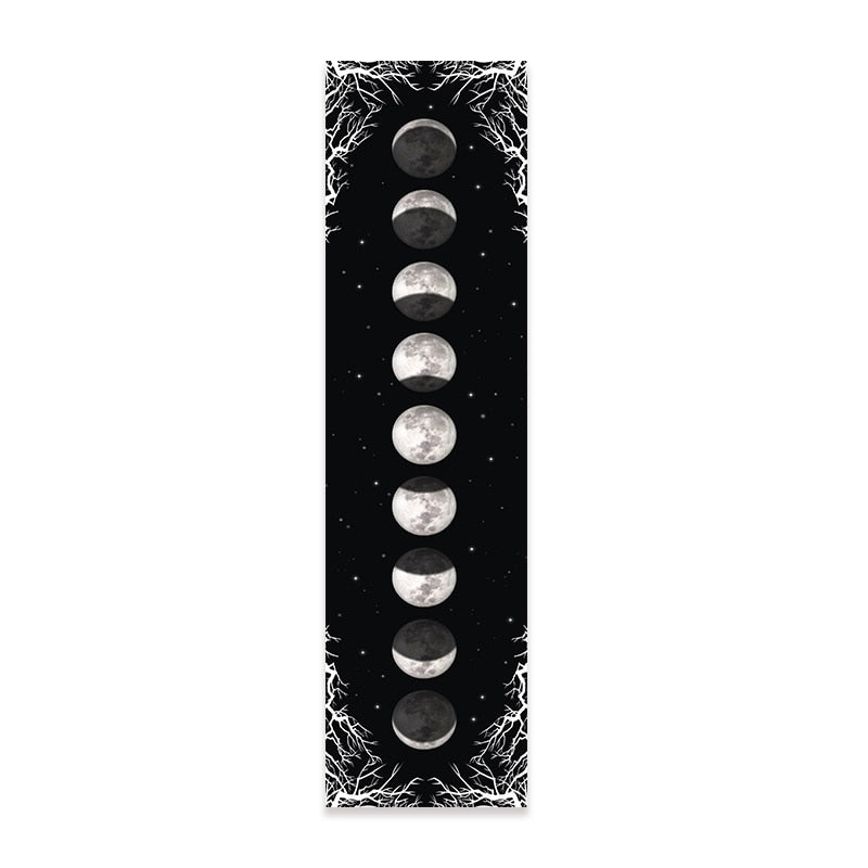 Gothic Moon Phases Hanging Wall Decor Tapestry