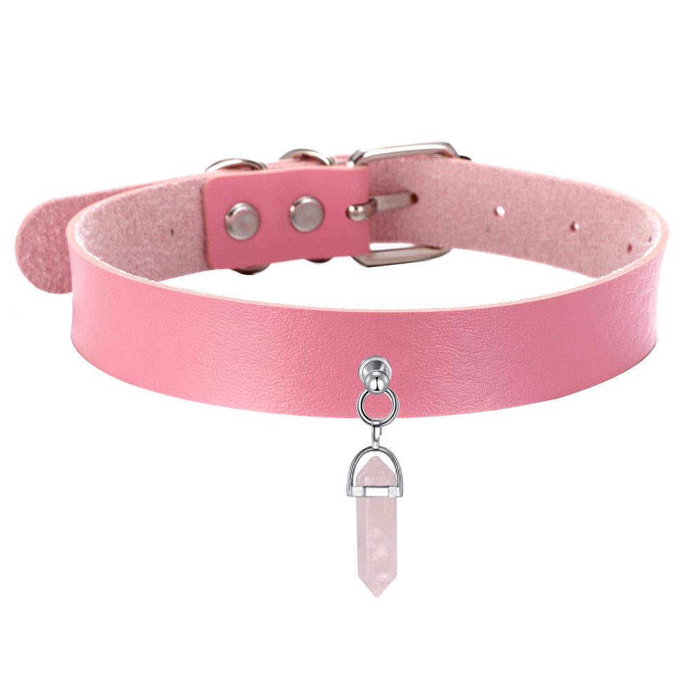 Gothic Y2K Crystal Choker Necklace