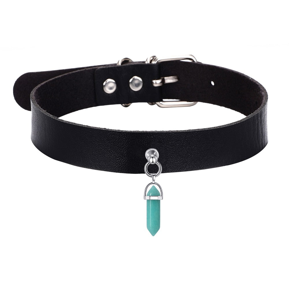 Gothic Y2K Crystal Choker Necklace