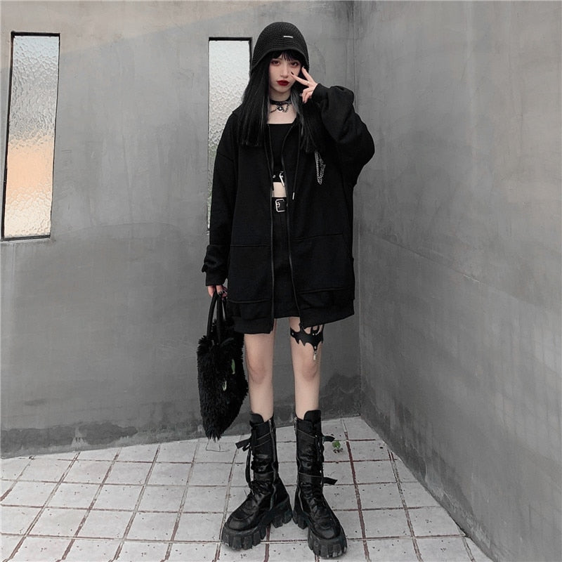 Gothic Harajuku Devil Horn Hoodie