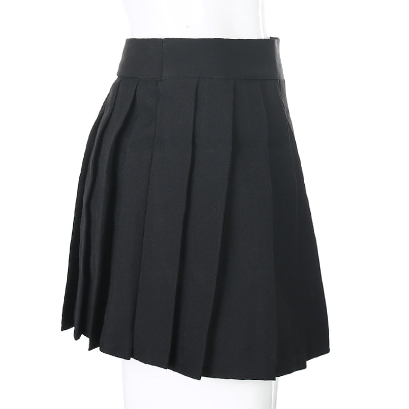 Gothic Grunge Shorts Pleated Mini Skirt (available in XS to 4XL)