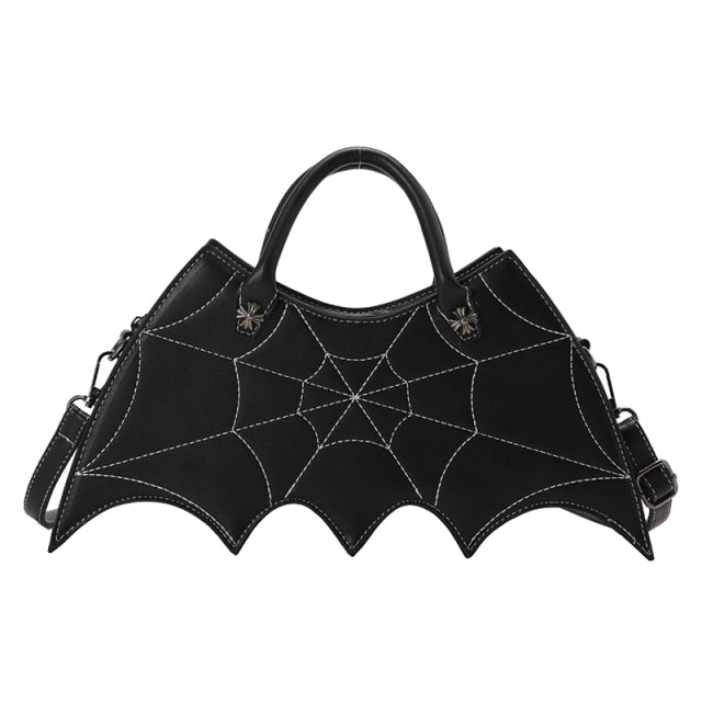 Gothic Spider Web Crossbody Hand Bag