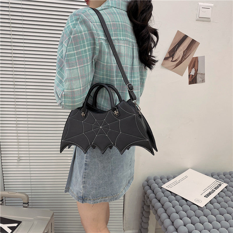 Gothic Spider Web Crossbody Hand Bag