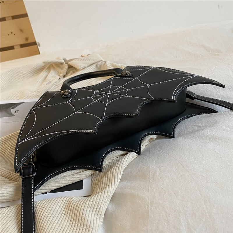 Gothic Spider Web Crossbody Hand Bag