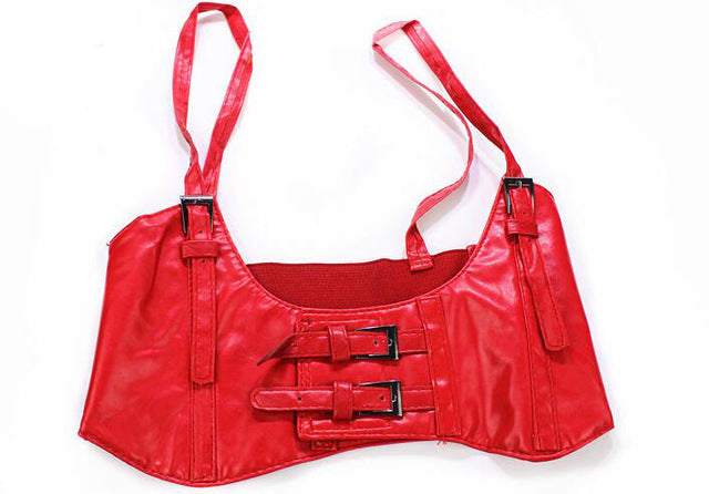Gothic Punk Waist Corset Vest Harness