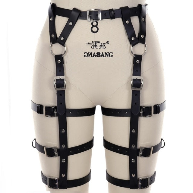 Gothic Leg and Waist Harness