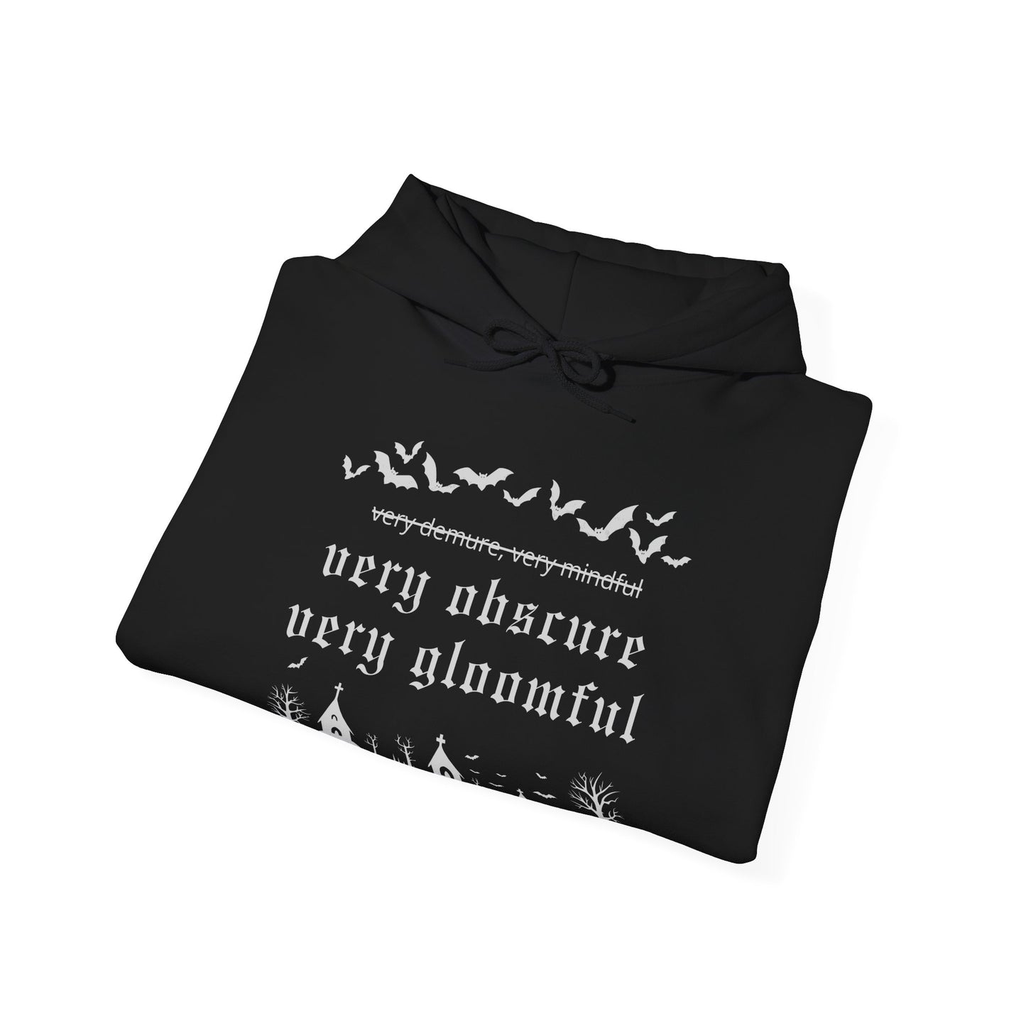 VERY OBSCURE VERY GLOOMFUL v.2 Alt Gothic Unisex Heavy Blend™ Hooded Sweatshirt