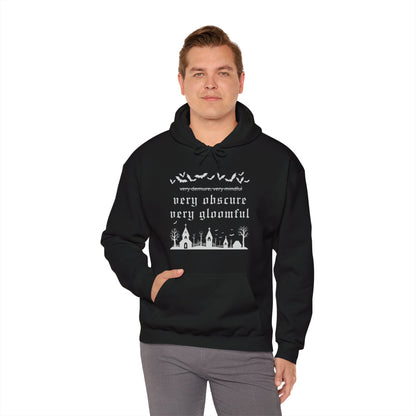 VERY OBSCURE VERY GLOOMFUL v.2 Alt Gothic Unisex Heavy Blend™ Hooded Sweatshirt