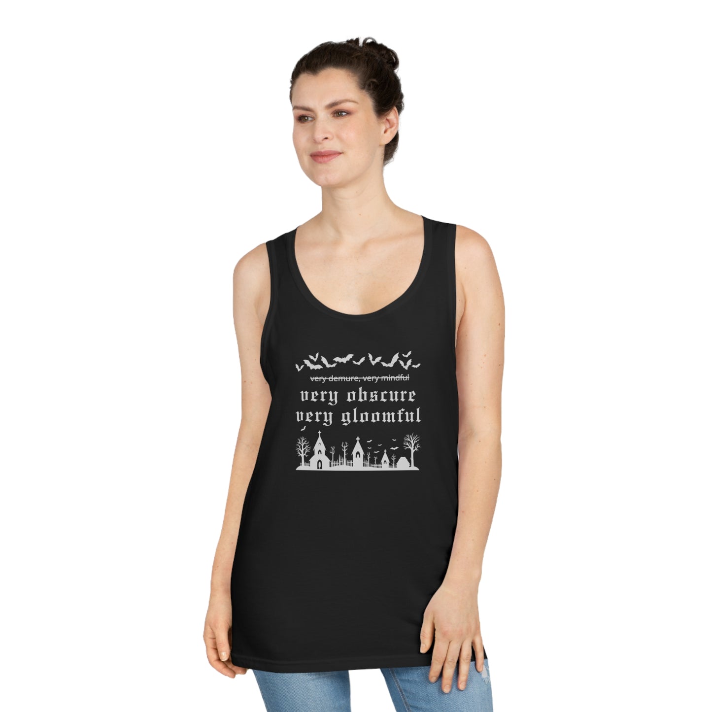 VERY OBSCURE VERY GLOOMFUL v.2 Alt Gothic Unisex Softstyle™ Tank Top