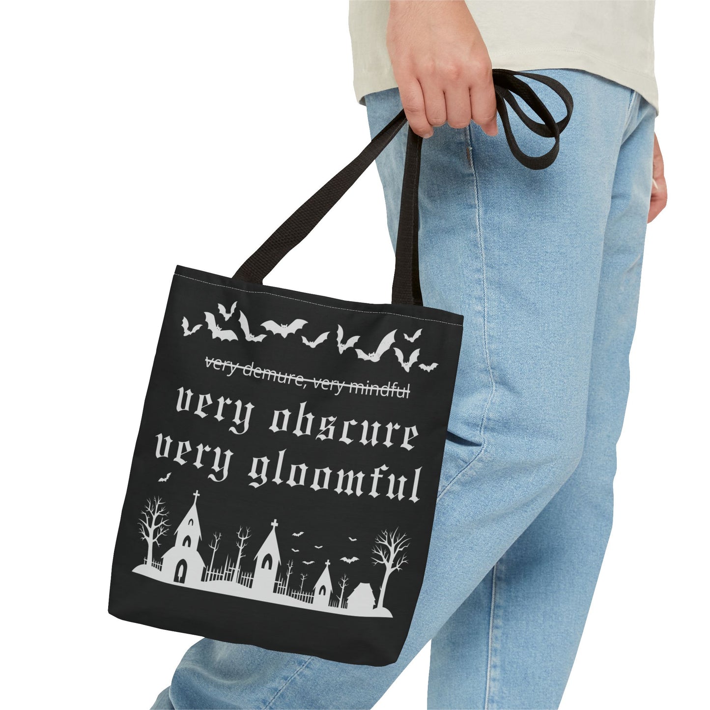 VERY OBSCURE VERY GLOOMFUL v.2 Alt Gothic Tote Bag