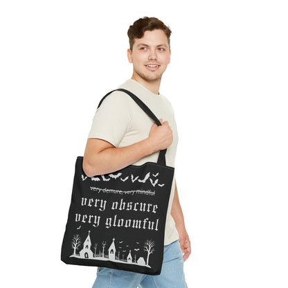 VERY OBSCURE VERY GLOOMFUL v.2 Alt Gothic Tote Bag