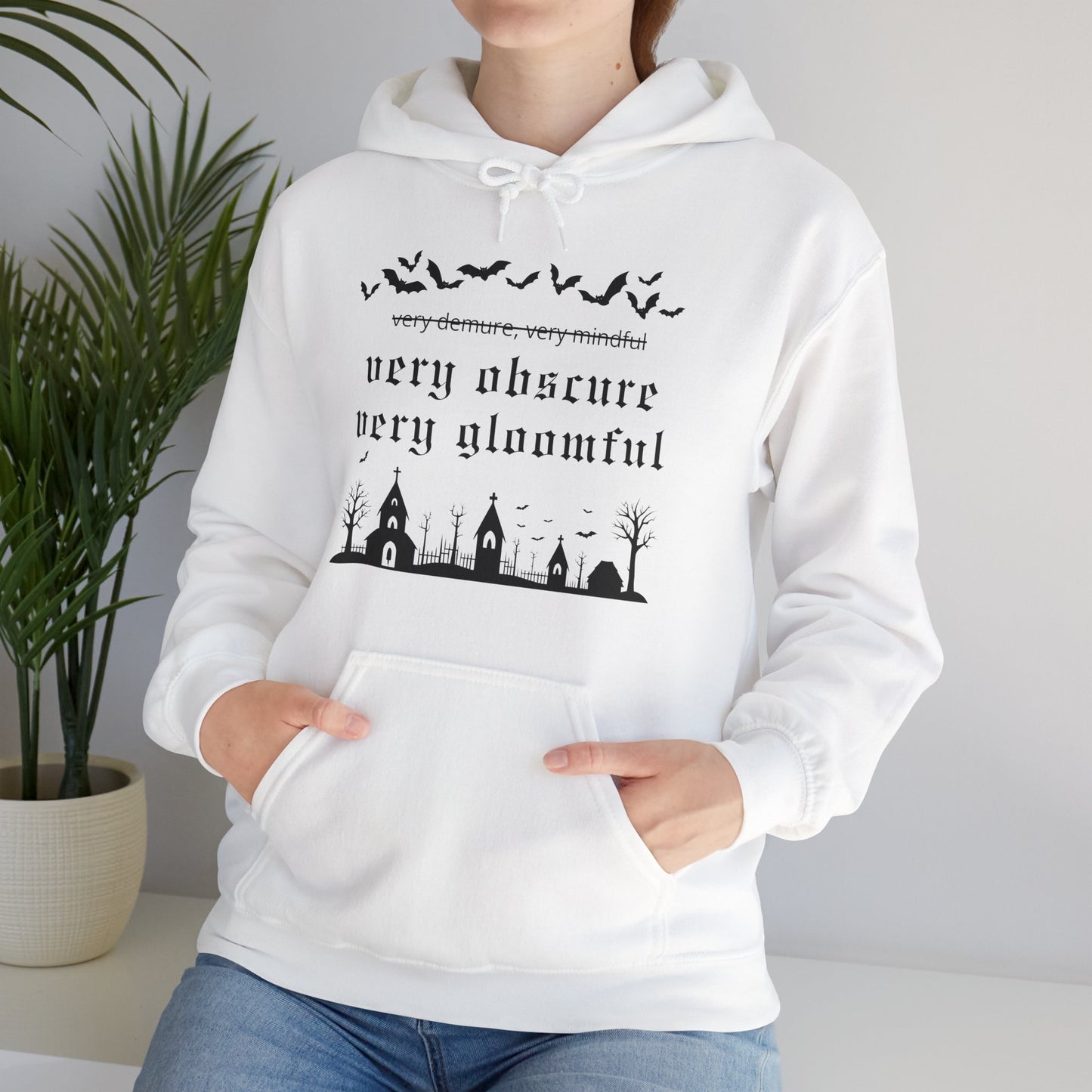 VERY OBSCURE VERY GLOOMFUL v.2 Alt Gothic Unisex Heavy Blend™ Hooded Sweatshirt