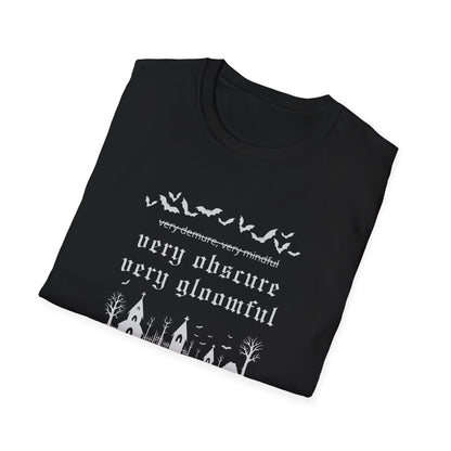 VERY OBSCURE VERY GLOOMFUL v.2 Alt Gothic Unisex Softstyle T-Shirt