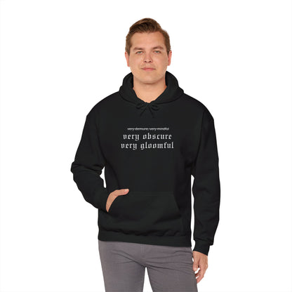 VERY OBSCURE VERY GLOOMFUL Alt Gothic Unisex Heavy Blend™ Hooded Sweatshirt