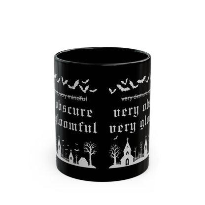 VERY OBSCURE VERY GLOOMFUL v.2 Alt Gothic Black Mug (11oz, 15oz)