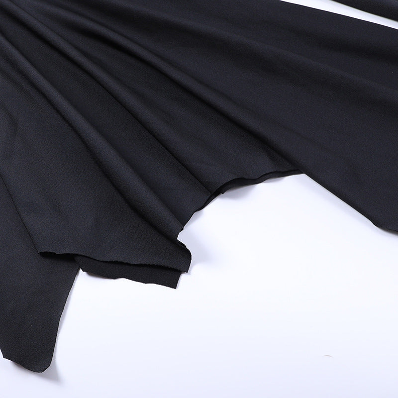 Gothic Bat Wing Sleeves Dress