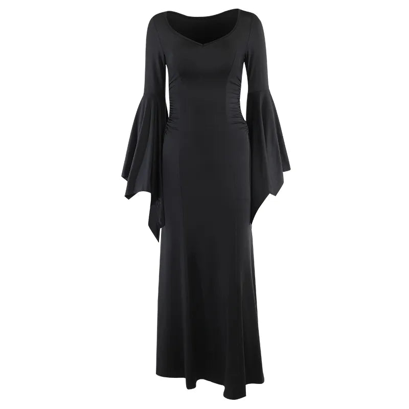 Gothic Bat Wing Sleeves Dress – ROCK 'N DOLL