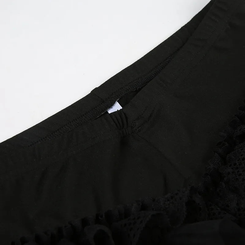 Gothic Lace Ruffles Lolita Bloomers Mini Shorts (available in 2 colors)