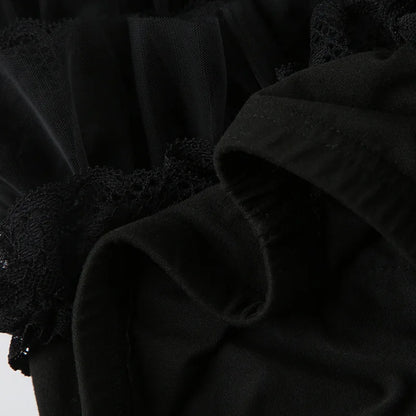 Gothic Lace Ruffles Lolita Bloomers Mini Shorts (available in 2 colors)
