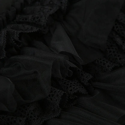 Gothic Lace Ruffles Lolita Bloomers Mini Shorts (available in 2 colors)