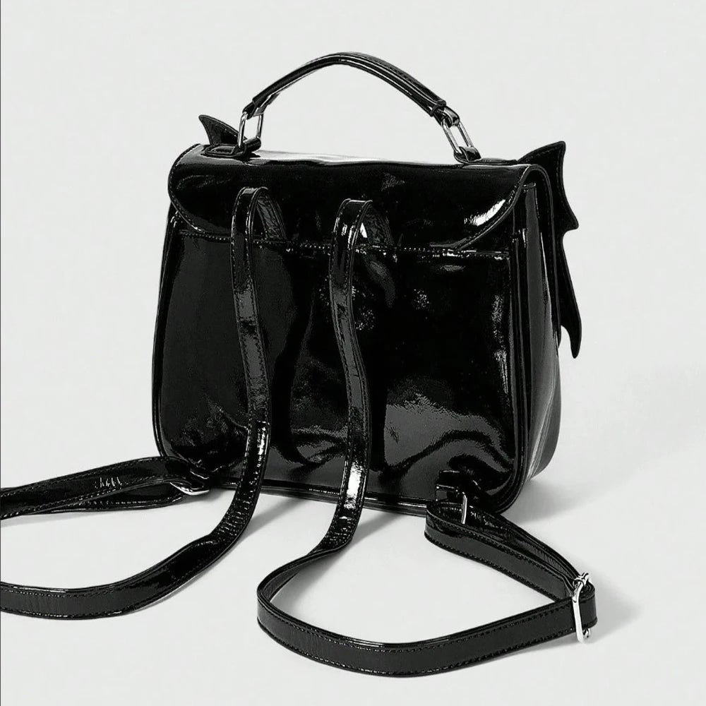 Gothic Alt Goth Bat Wings Backpack Bag