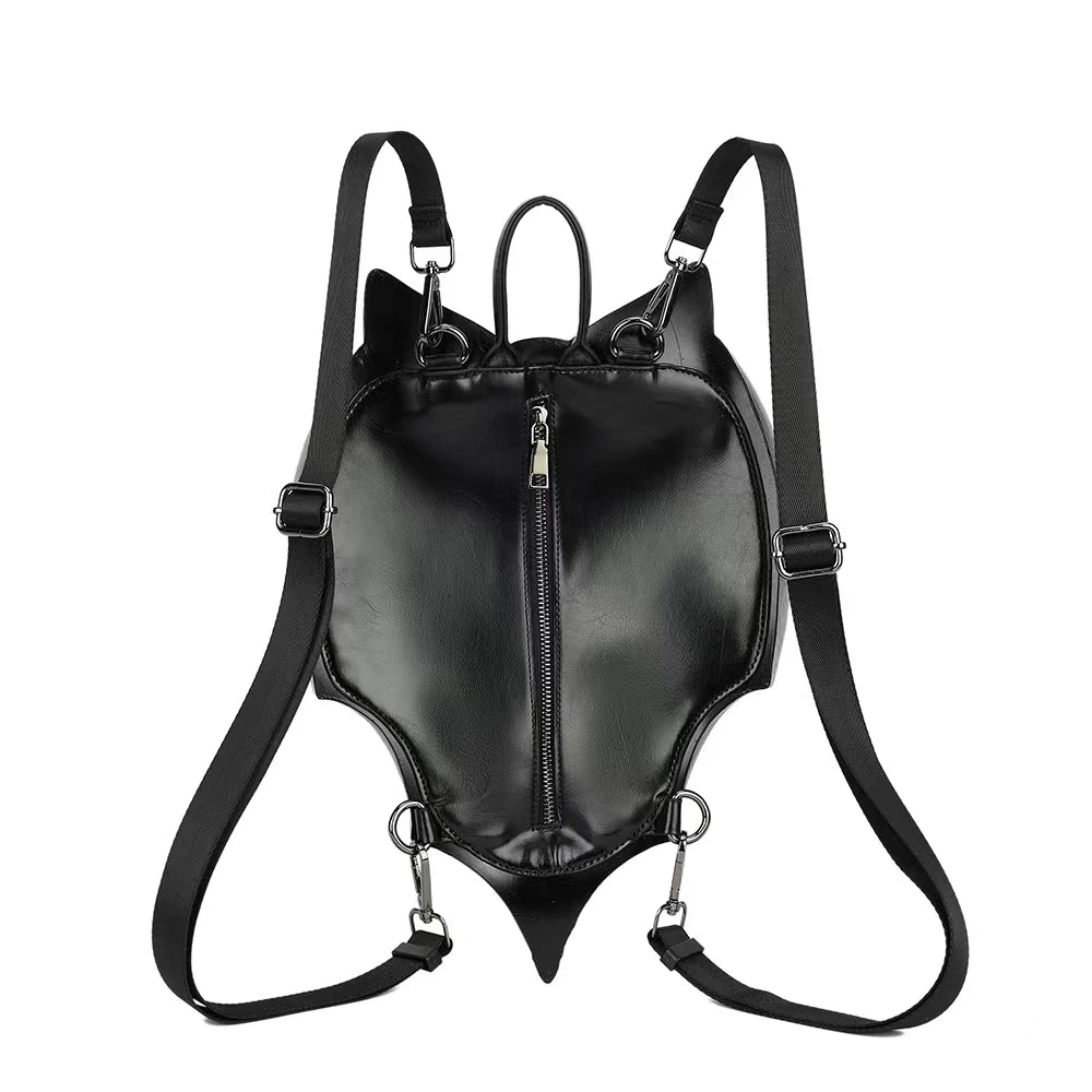 Gothic Bat Shaped Backpack Handbag