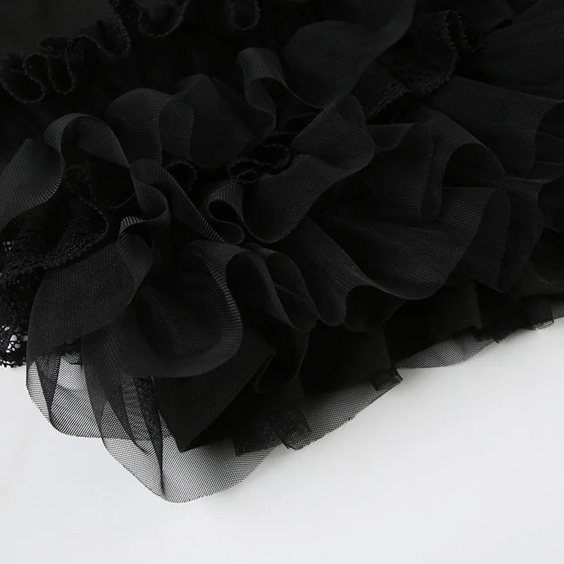 Gothic Lace Ruffles Lolita Bloomers Mini Shorts (available in 2 colors)