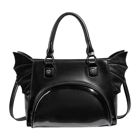 Gothic Alt Goth Bat Wings Crossbody Bag Handbag